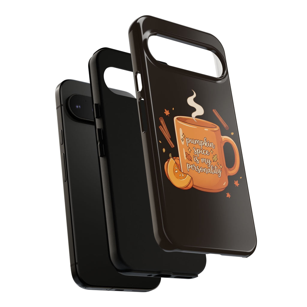 Phone Case — "Pumpkin Spice Is My Personality" Autumn Mug Design