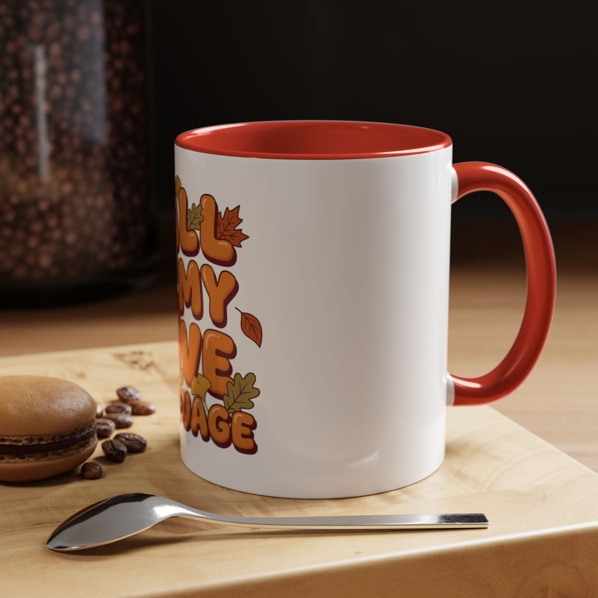 Fall Is My Love Language Accent Coffee Mug
