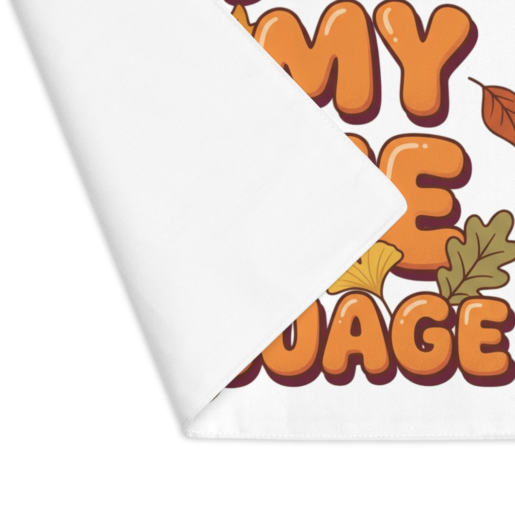 Fall Is My Love Language Placemat