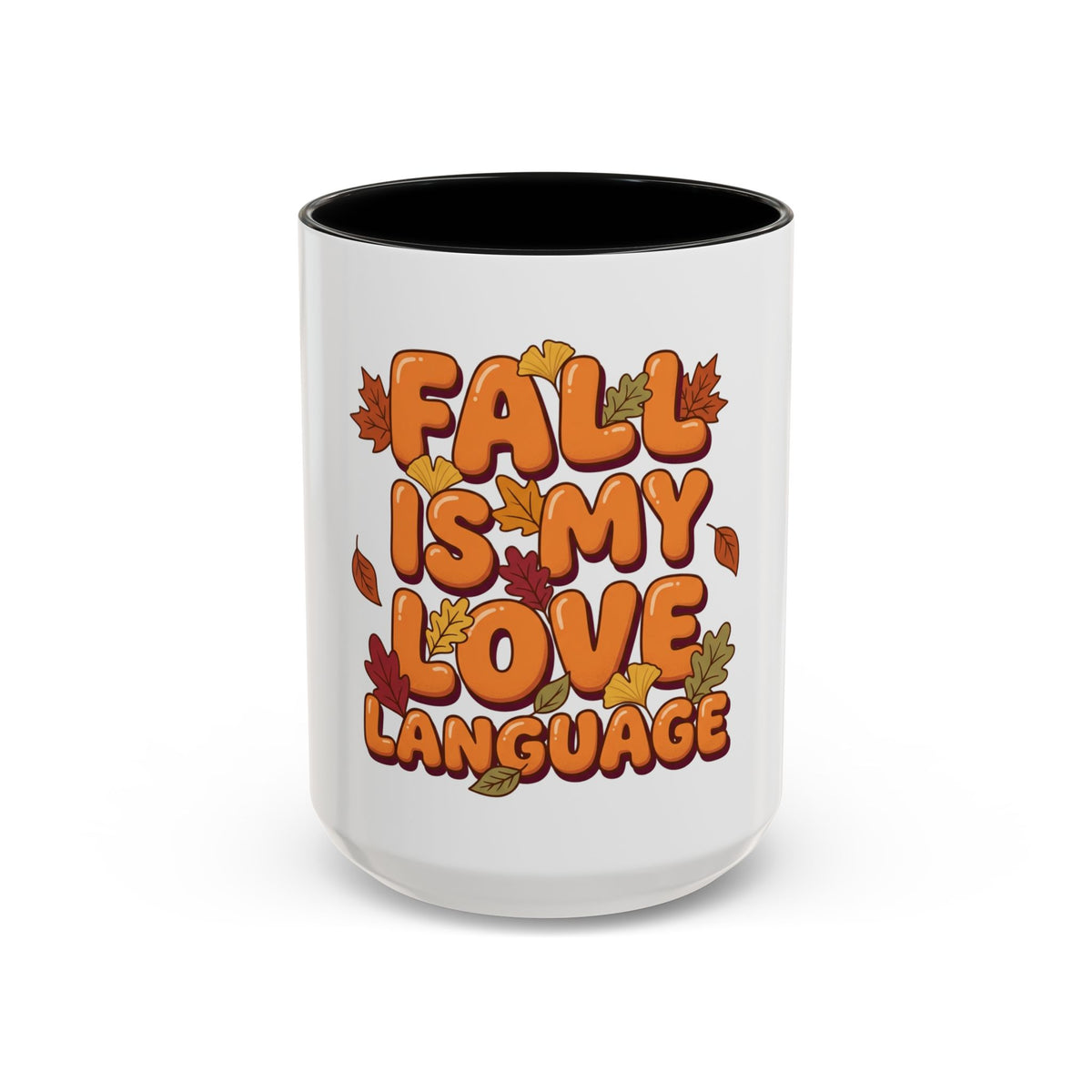 Fall Is My Love Language Accent Coffee Mug