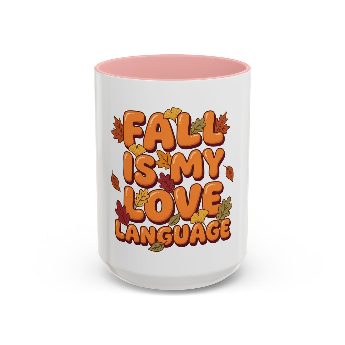 Fall Is My Love Language Accent Coffee Mug