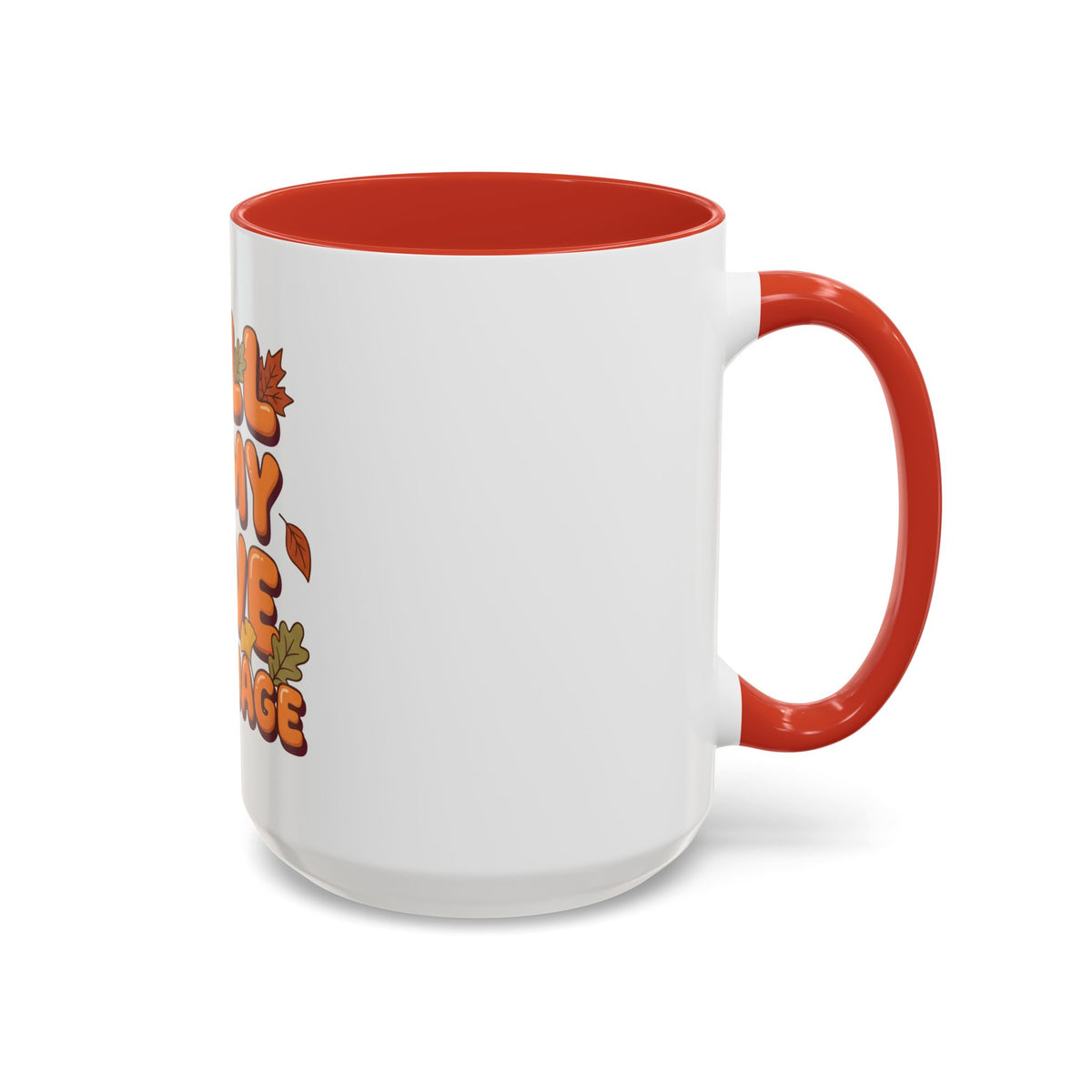 Fall Is My Love Language Accent Coffee Mug