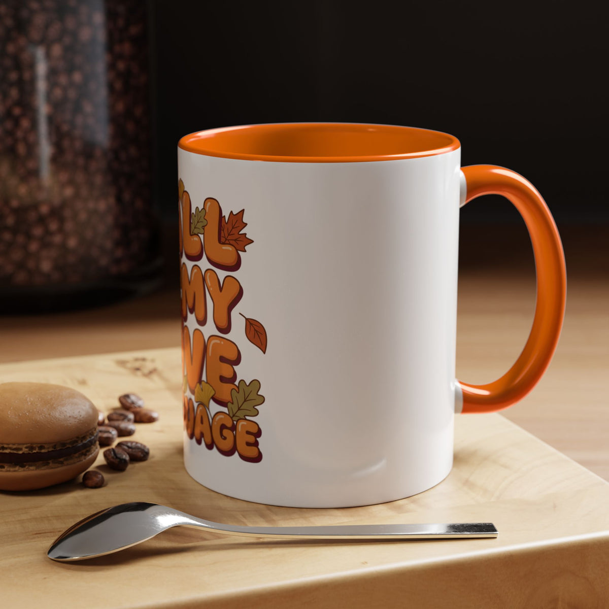 Fall Is My Love Language Accent Coffee Mug