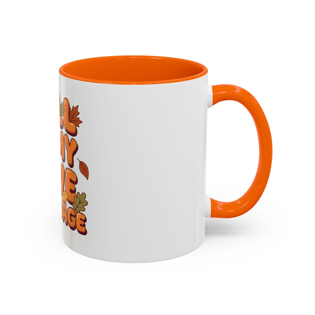 Fall Is My Love Language Accent Coffee Mug