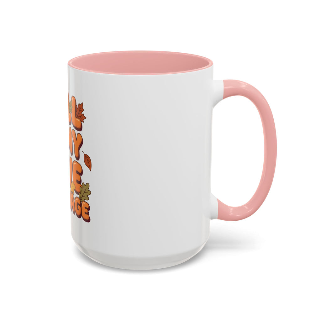 Fall Is My Love Language Accent Coffee Mug