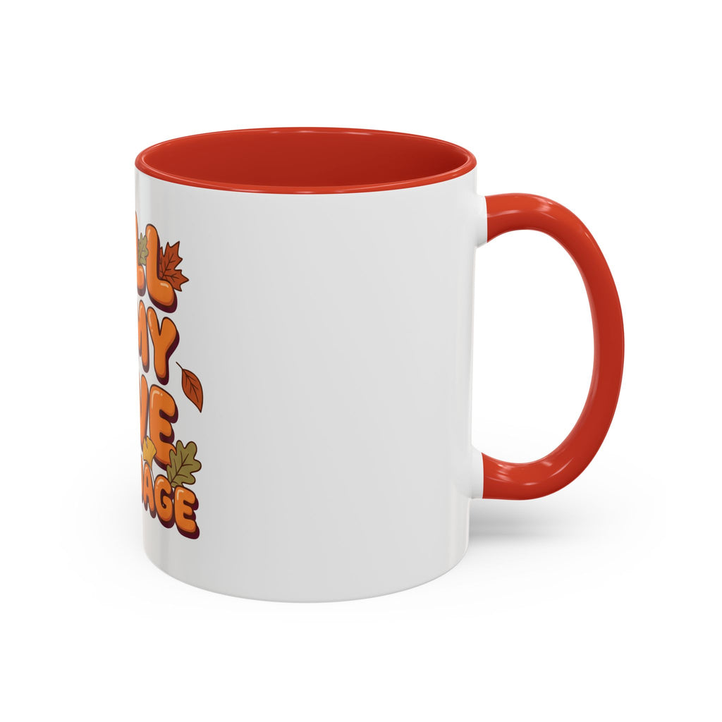 Fall Is My Love Language Accent Coffee Mug
