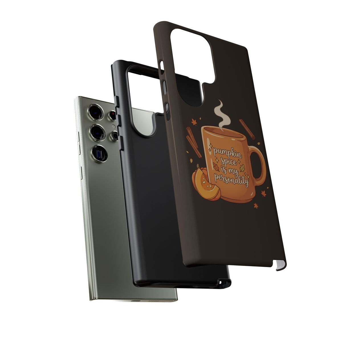 Phone Case — "Pumpkin Spice Is My Personality" Autumn Mug Design