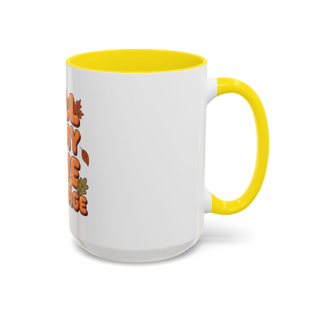 Fall Is My Love Language Accent Coffee Mug