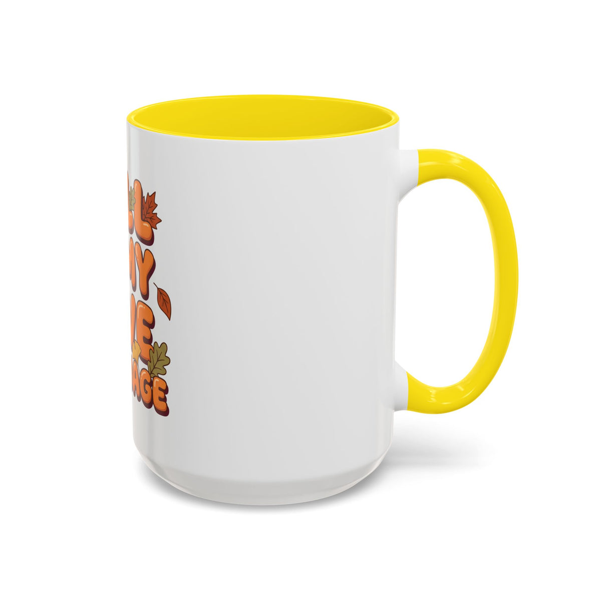 Fall Is My Love Language Accent Coffee Mug