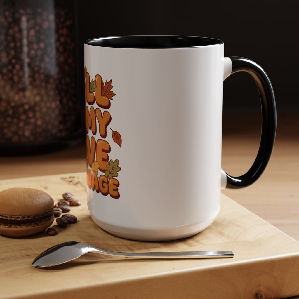 Fall Is My Love Language Accent Coffee Mug