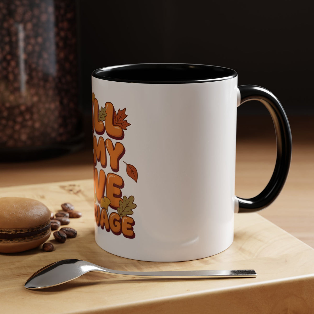 Fall Is My Love Language Accent Coffee Mug