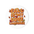 Fall Is My Love Language Cork Coaster