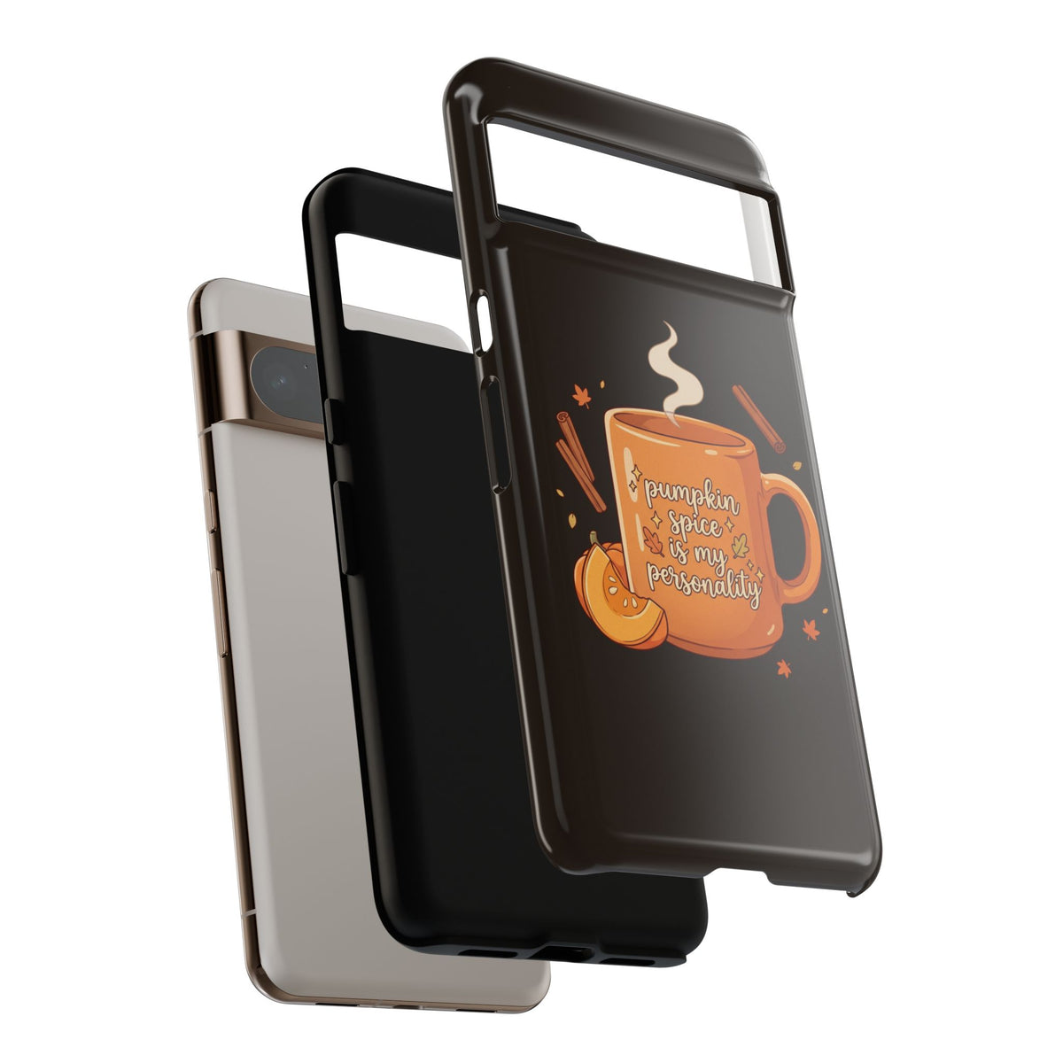 Phone Case — "Pumpkin Spice Is My Personality" Autumn Mug Design