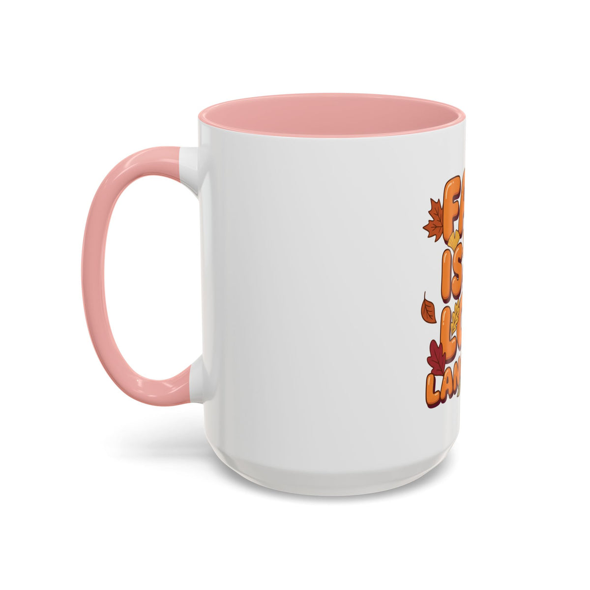Fall Is My Love Language Accent Coffee Mug