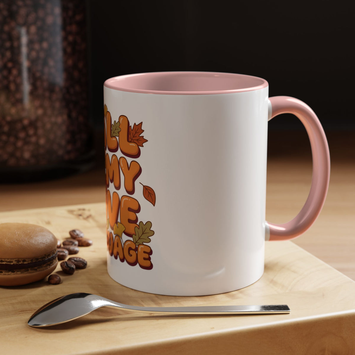 Fall Is My Love Language Accent Coffee Mug