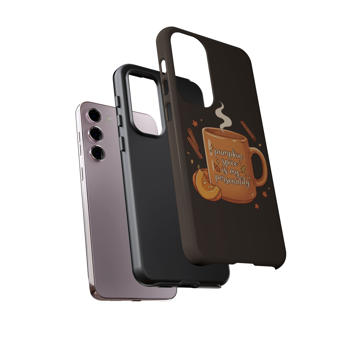 Phone Case — "Pumpkin Spice Is My Personality" Autumn Mug Design