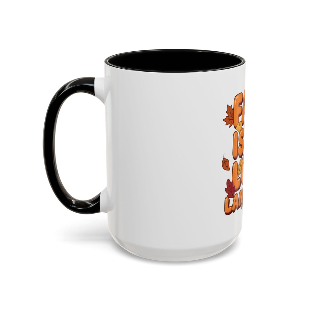 Fall Is My Love Language Accent Coffee Mug