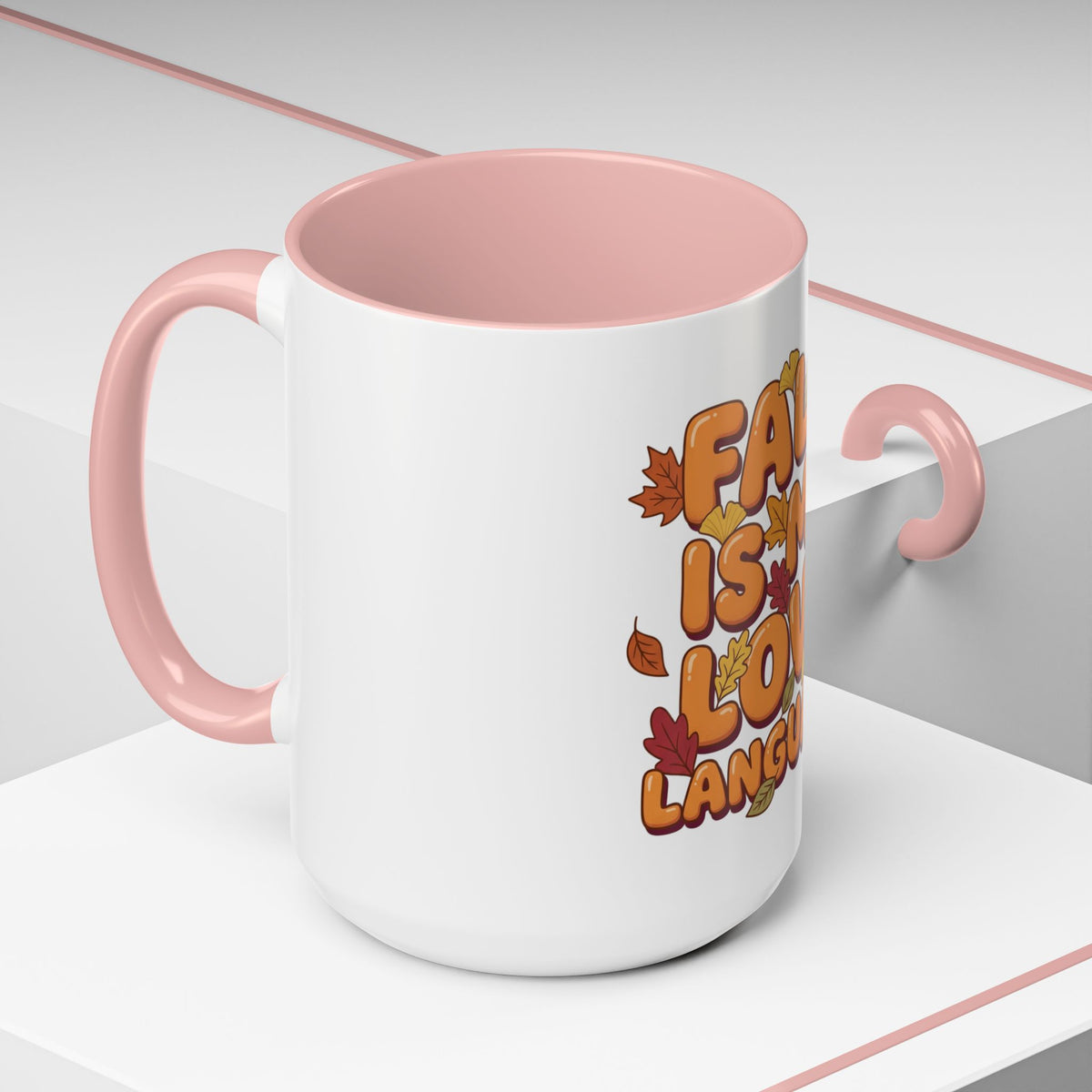 Fall Is My Love Language Accent Coffee Mug