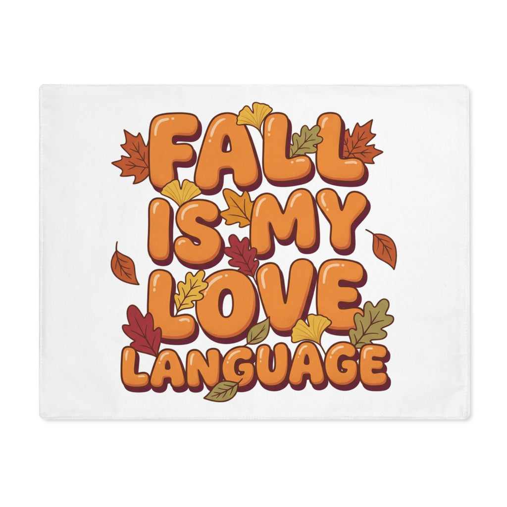 Fall Is My Love Language Placemat