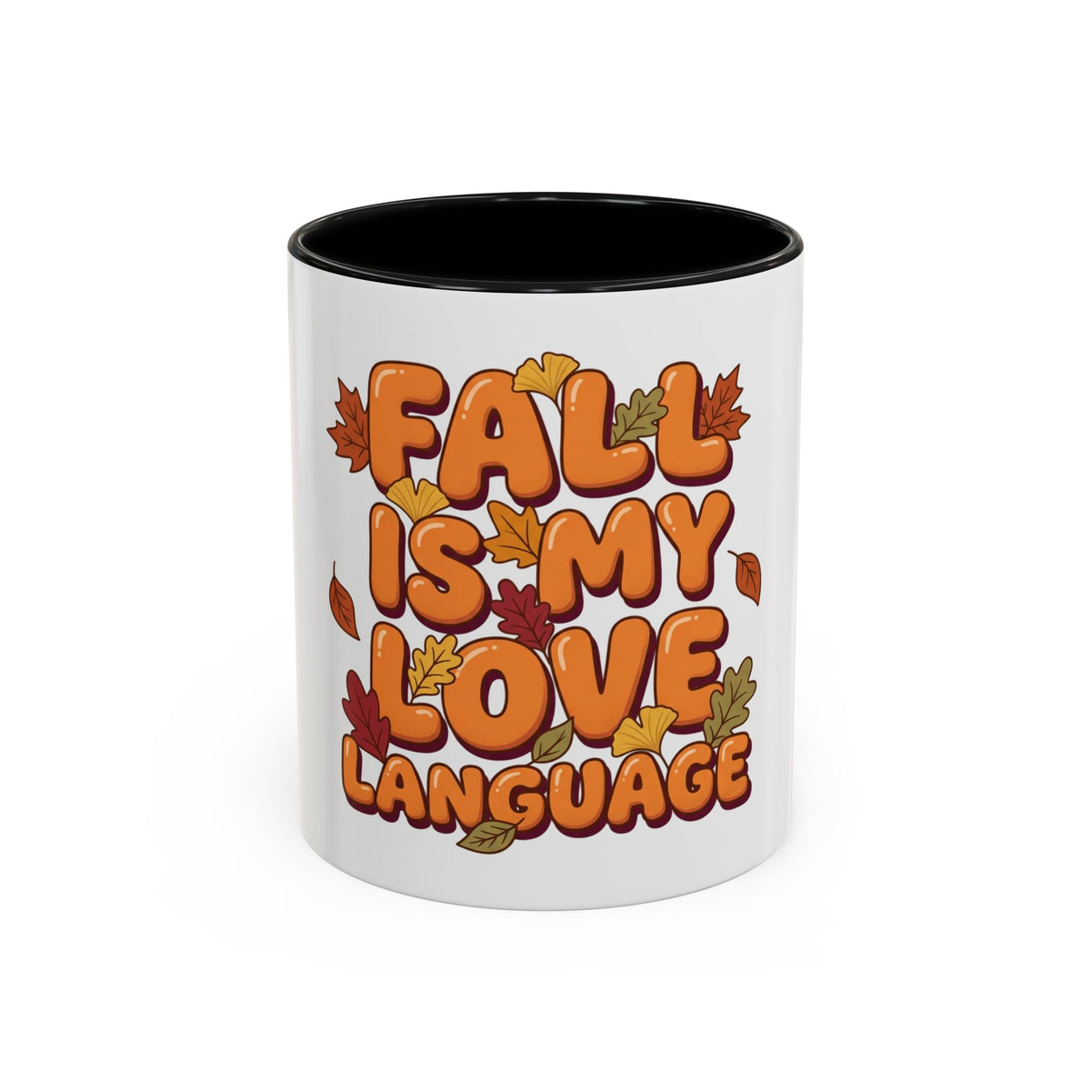 Fall Is My Love Language Accent Coffee Mug