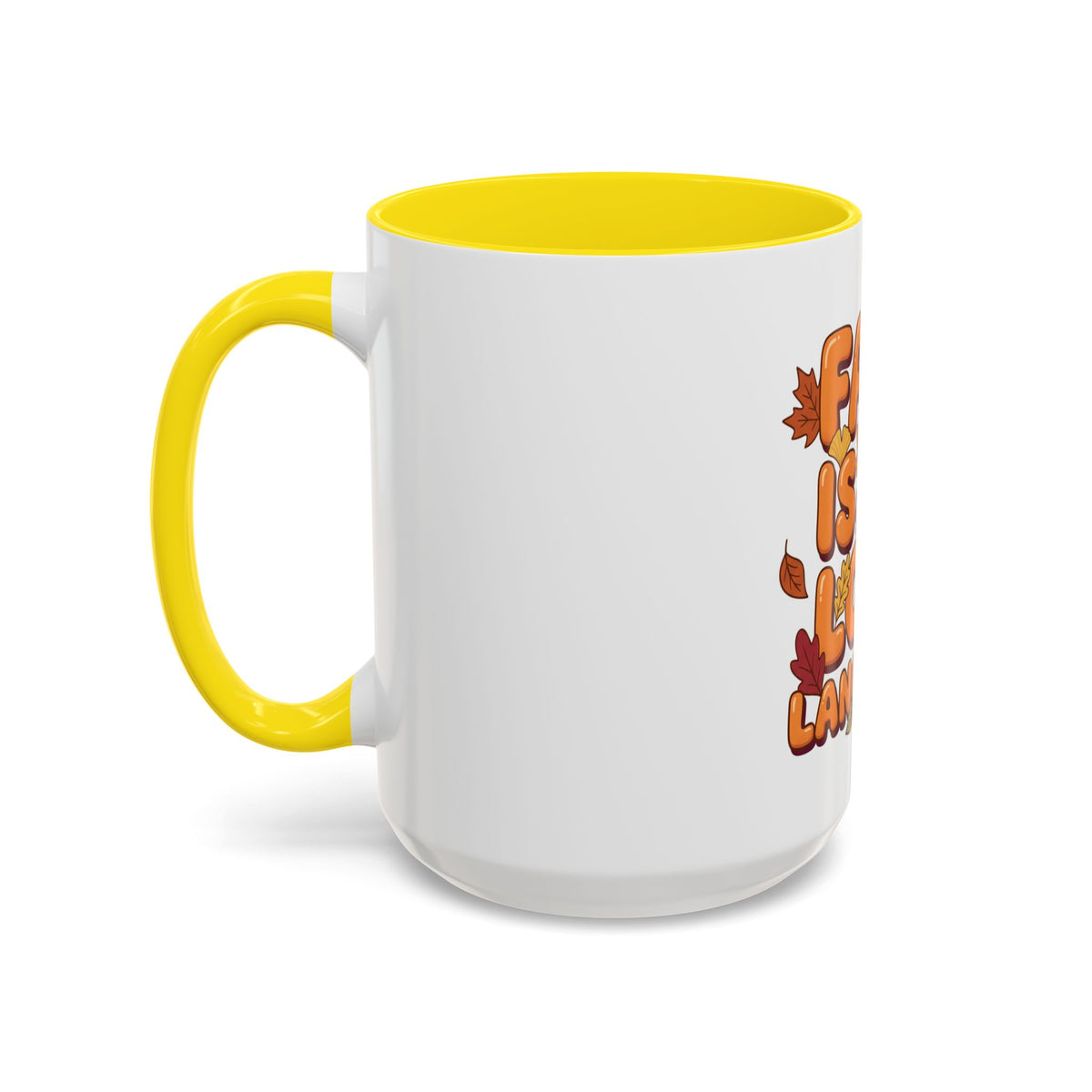 Fall Is My Love Language Accent Coffee Mug