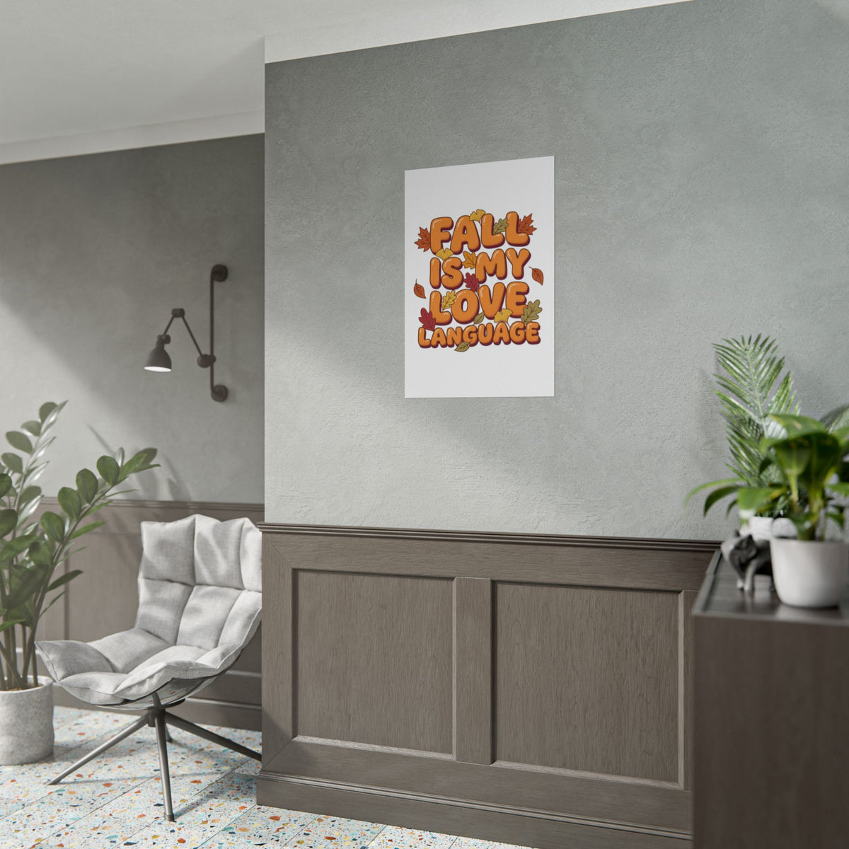 Fall Is My Love Language Poster