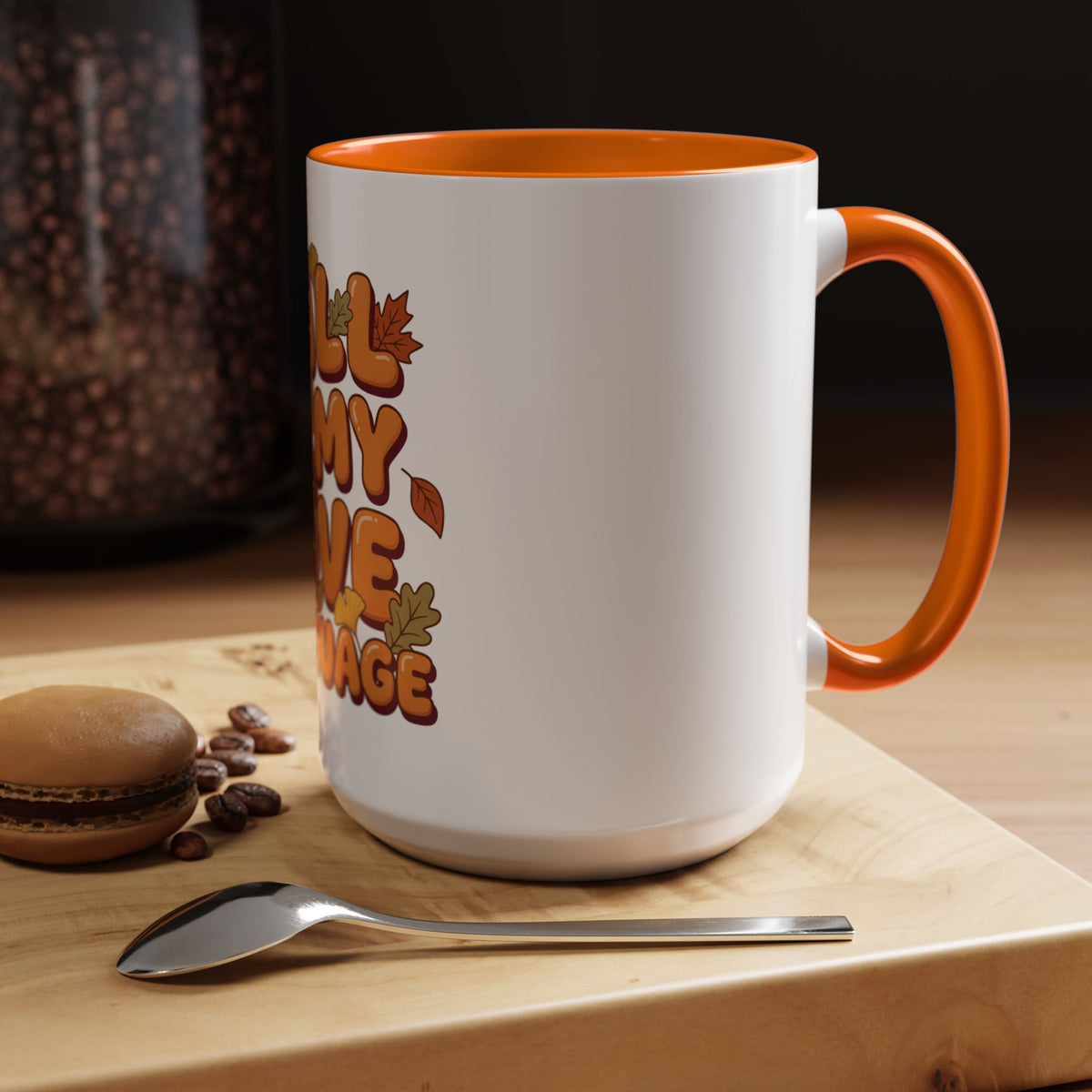 Fall Is My Love Language Accent Coffee Mug