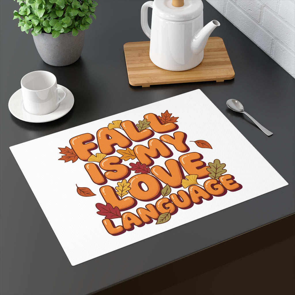 Fall Is My Love Language Placemat