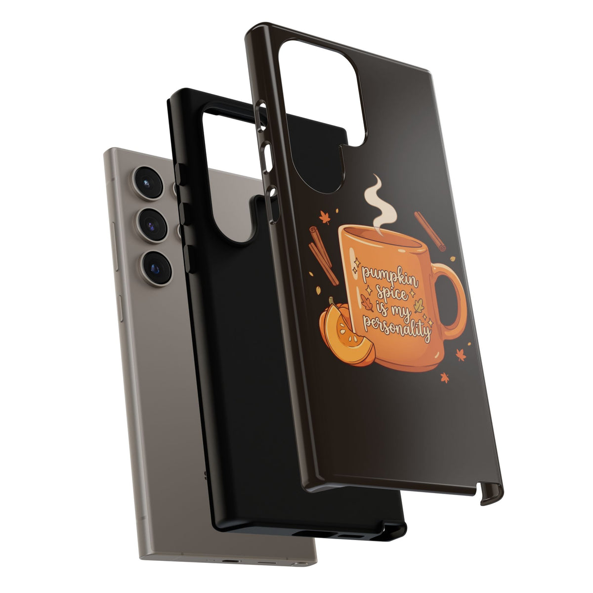 Phone Case — "Pumpkin Spice Is My Personality" Autumn Mug Design