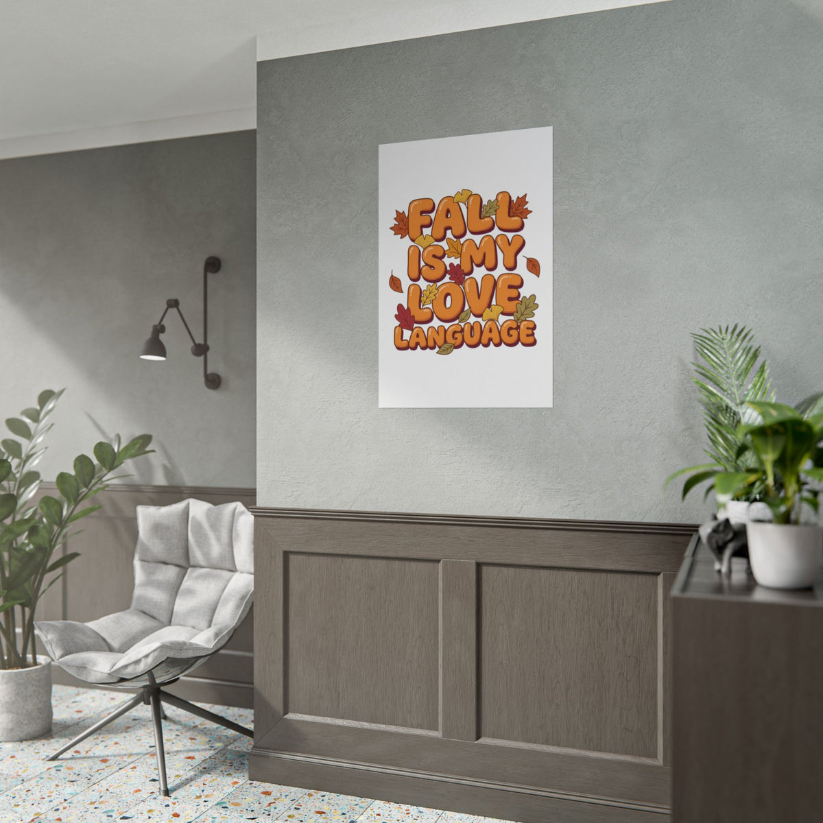 Fall Is My Love Language Poster