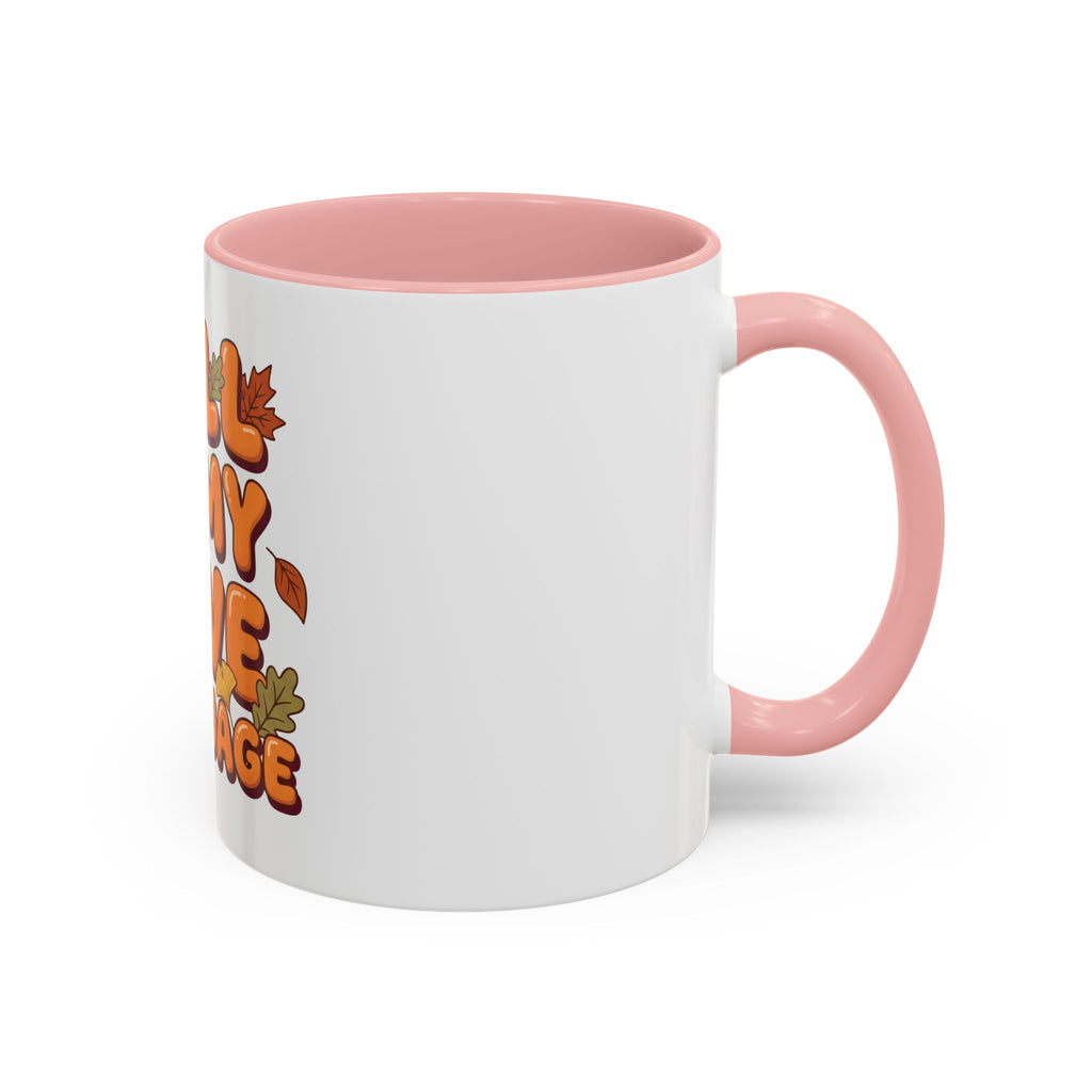 Fall Is My Love Language Accent Coffee Mug