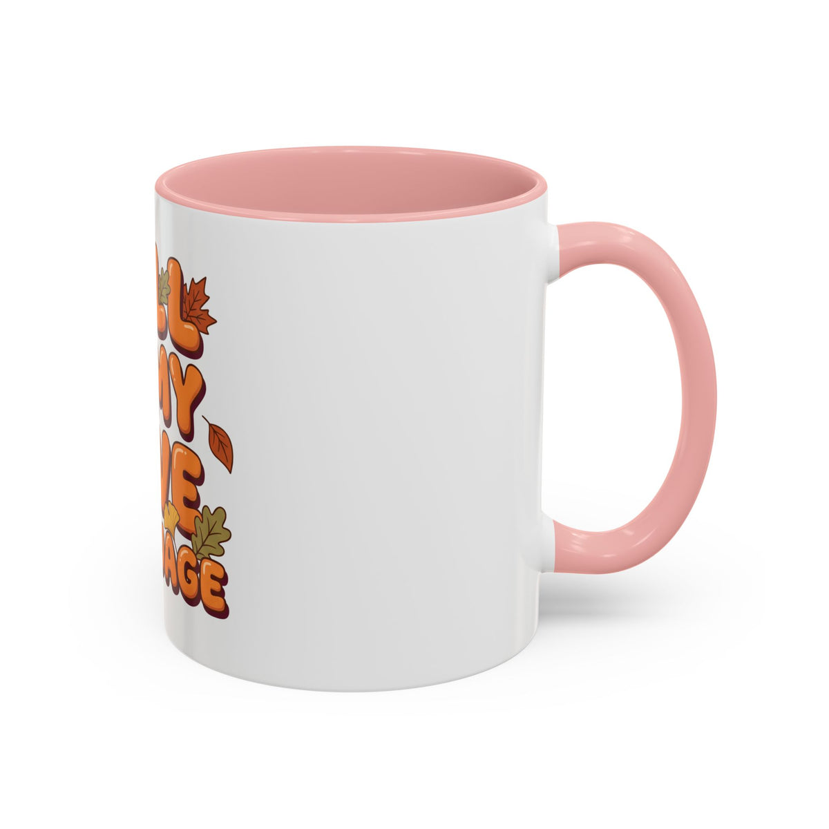 Fall Is My Love Language Accent Coffee Mug