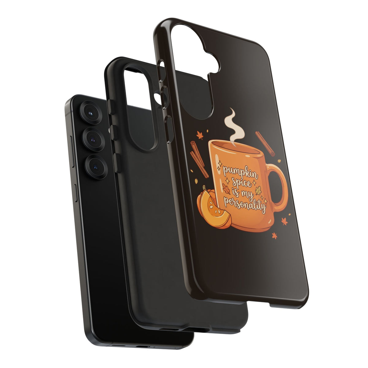 Phone Case — "Pumpkin Spice Is My Personality" Autumn Mug Design