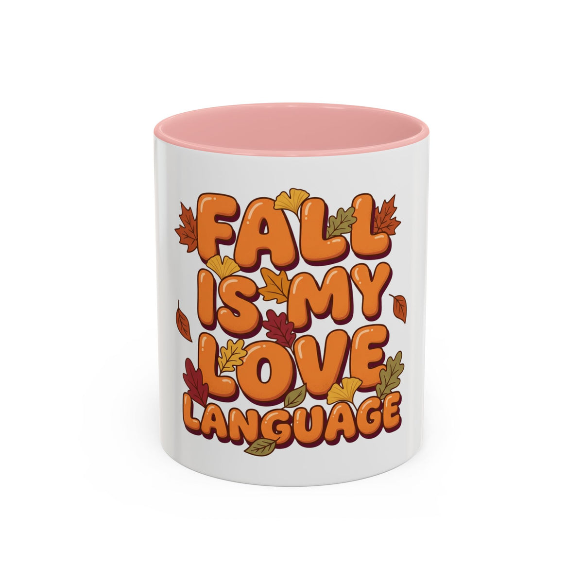 Fall Is My Love Language Accent Coffee Mug