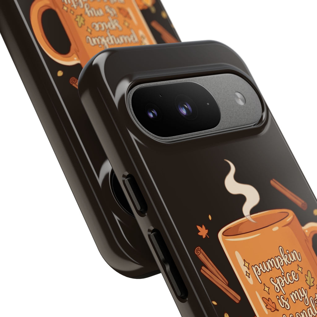 Phone Case — "Pumpkin Spice Is My Personality" Autumn Mug Design
