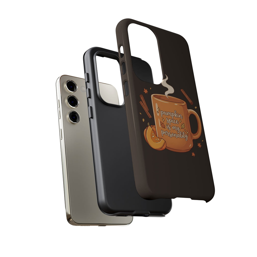 Phone Case — "Pumpkin Spice Is My Personality" Autumn Mug Design