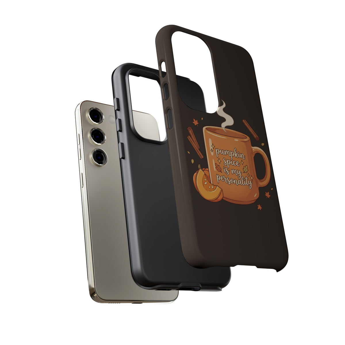 Phone Case — "Pumpkin Spice Is My Personality" Autumn Mug Design