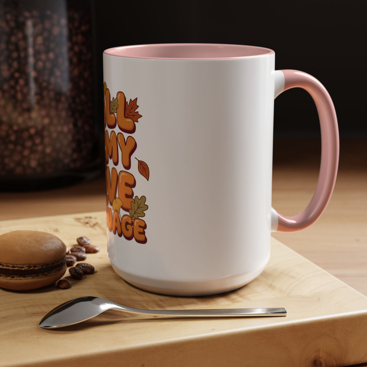 Fall Is My Love Language Accent Coffee Mug