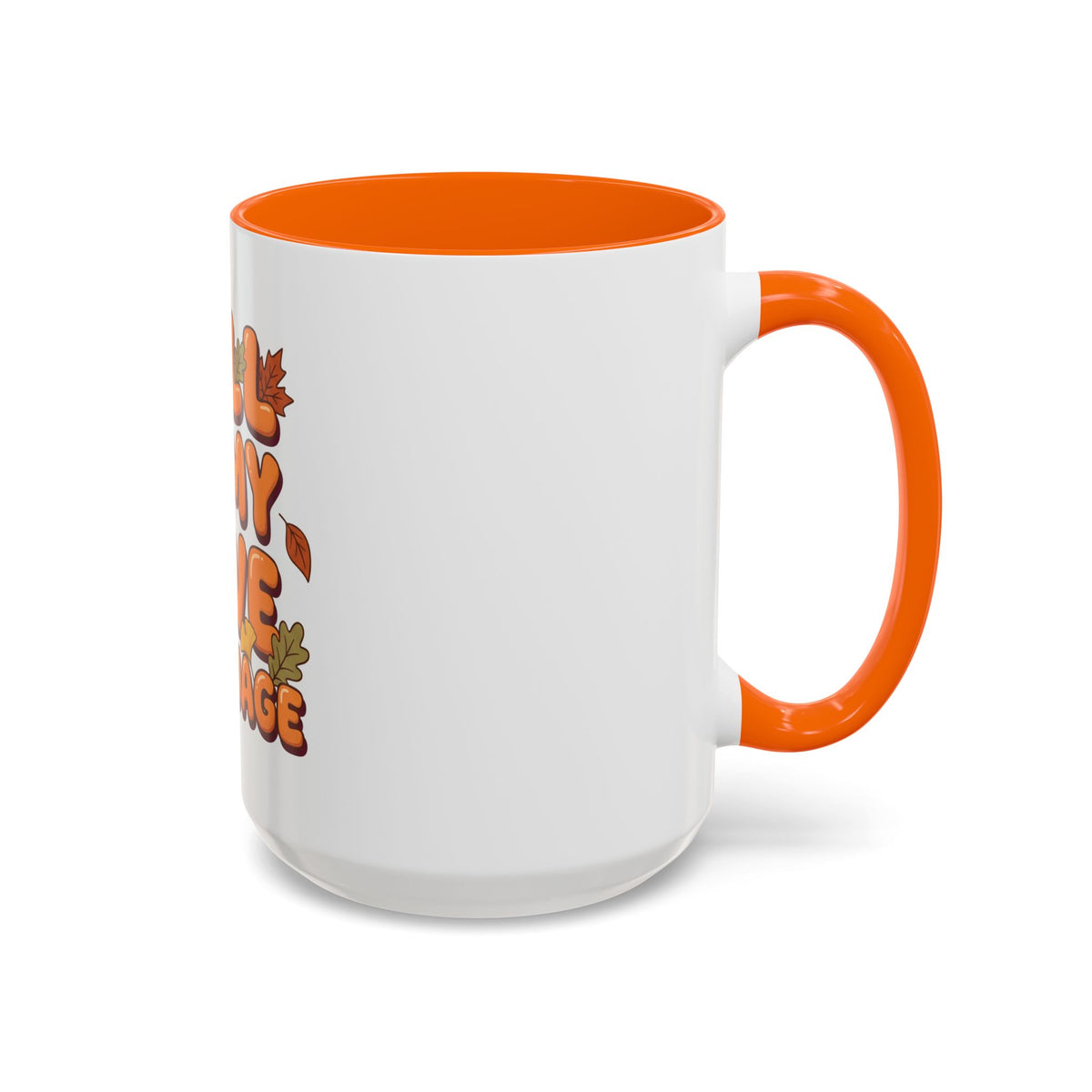 Fall Is My Love Language Accent Coffee Mug
