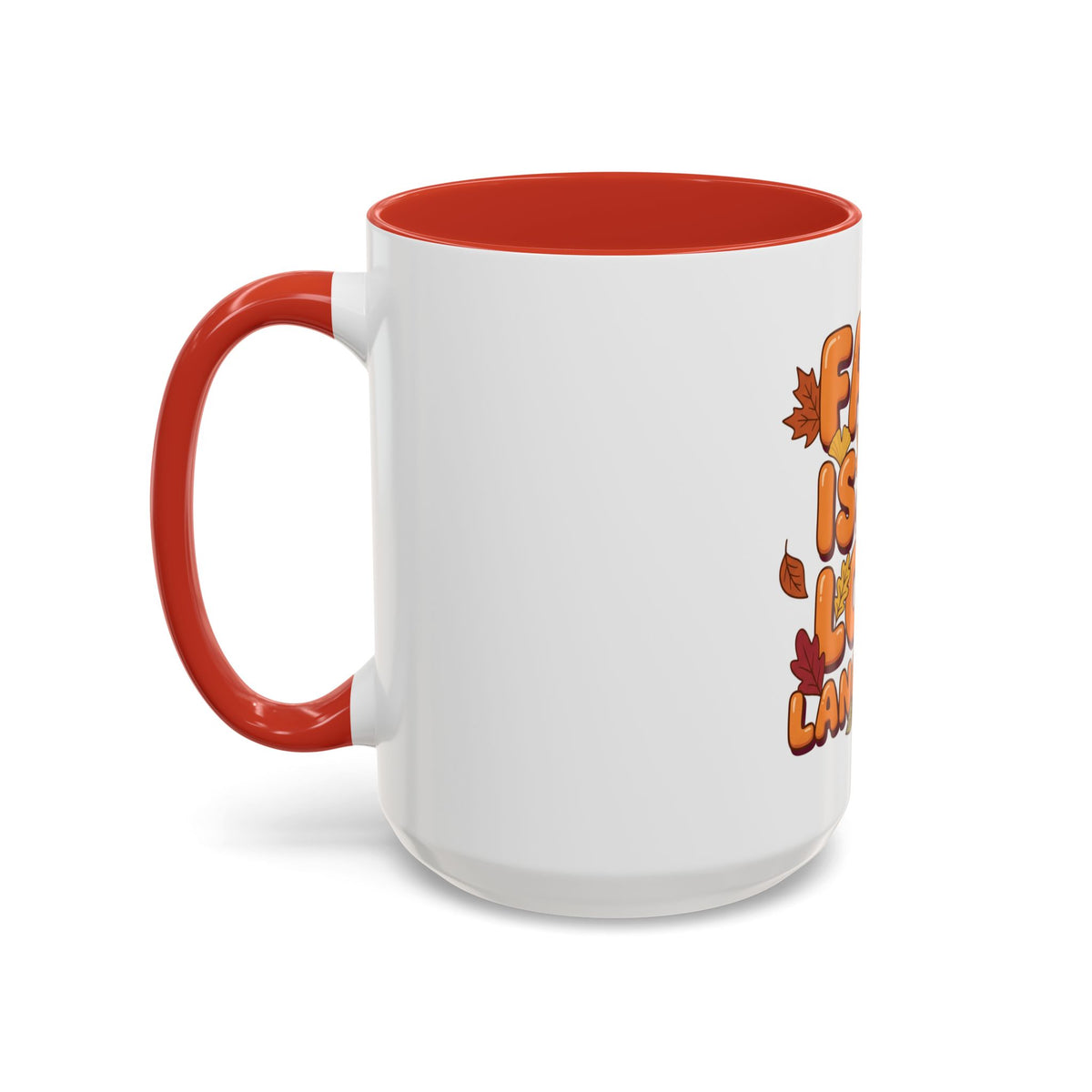 Fall Is My Love Language Accent Coffee Mug