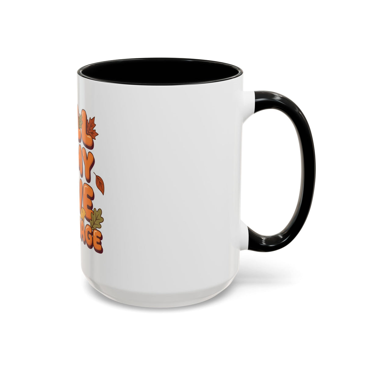 Fall Is My Love Language Accent Coffee Mug