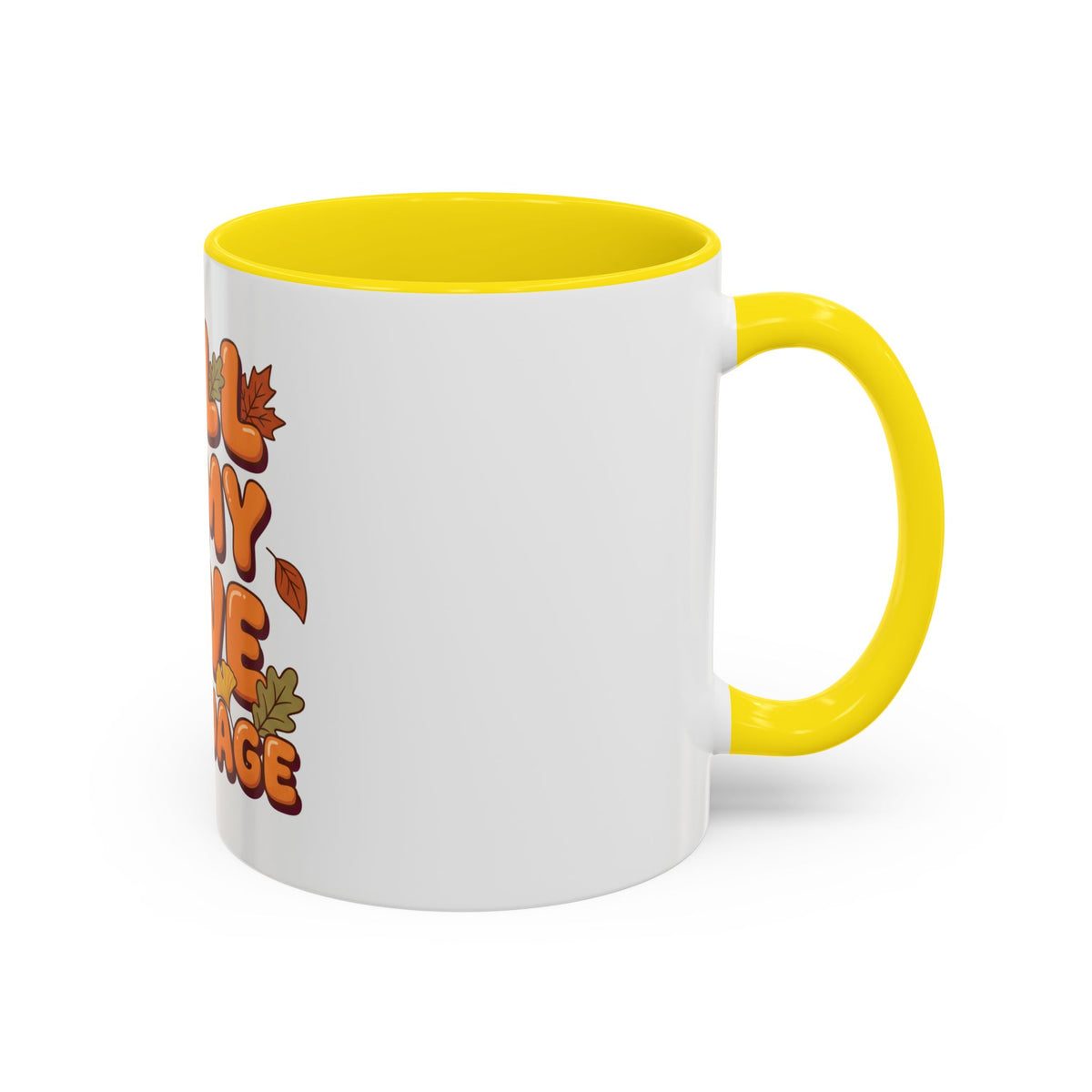 Fall Is My Love Language Accent Coffee Mug