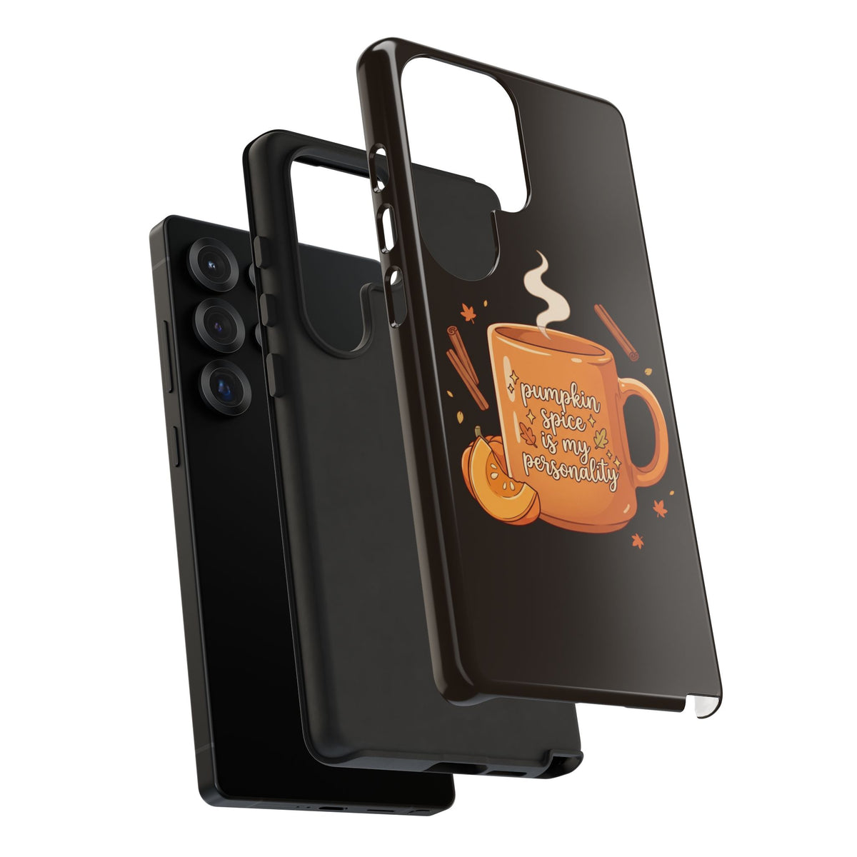 Phone Case — "Pumpkin Spice Is My Personality" Autumn Mug Design