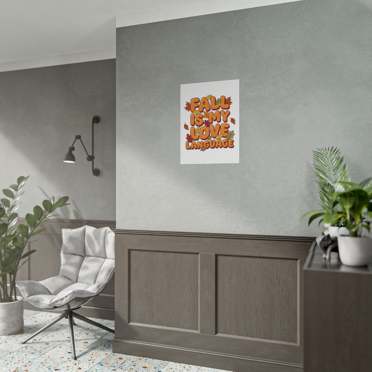 Fall Is My Love Language Poster